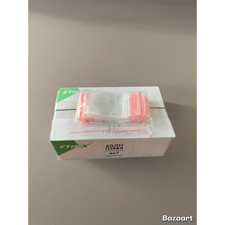 ETHEX Kilitli Torba 6x7 2000 Adet