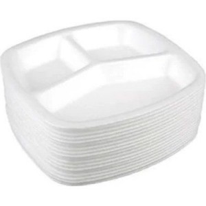 Anı Plast 3 Gözlü Köpük Tabak Anı Plast 3 Gözlü Köpük Tabak