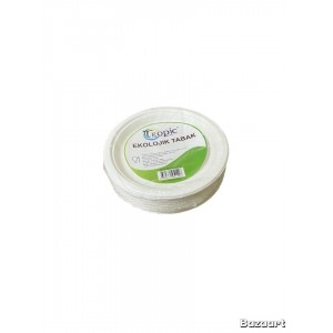 Ekolojik Tabak 22 Cm 100 Adet 