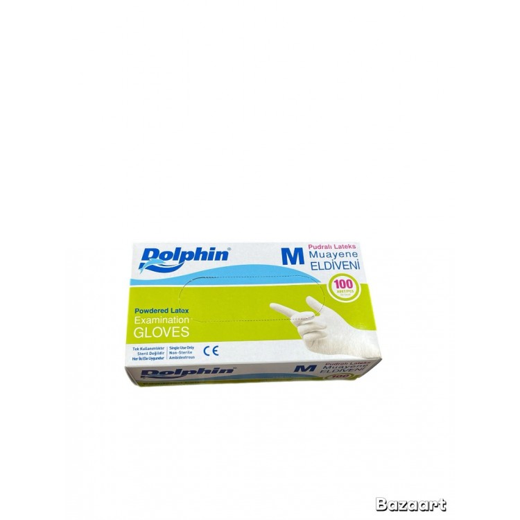 Dolphin Muayene Eldiveni 100 Adet L,M,S