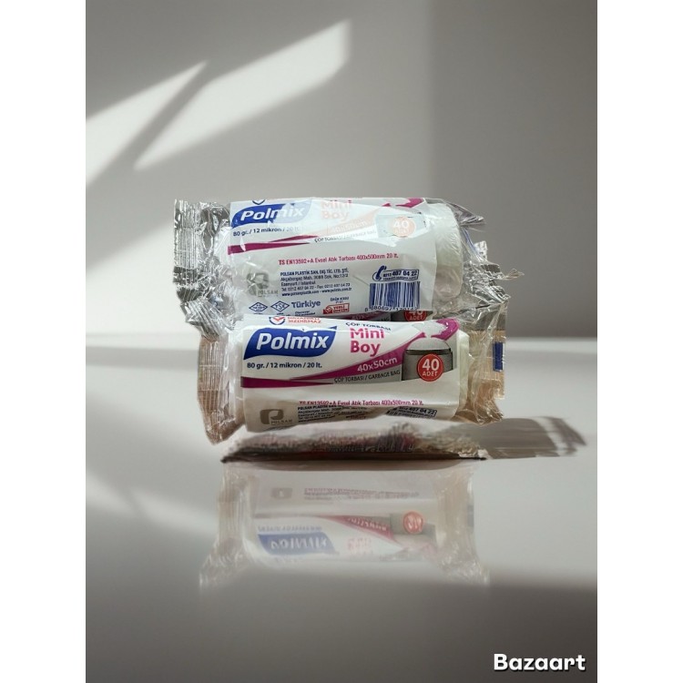 Polmix Mini Çöp Torbası 50 Rulo 40 Adet