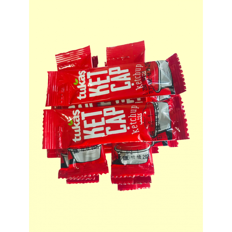 Tukaş Tek Kullanımlık Stik Ketçap 500 Adet