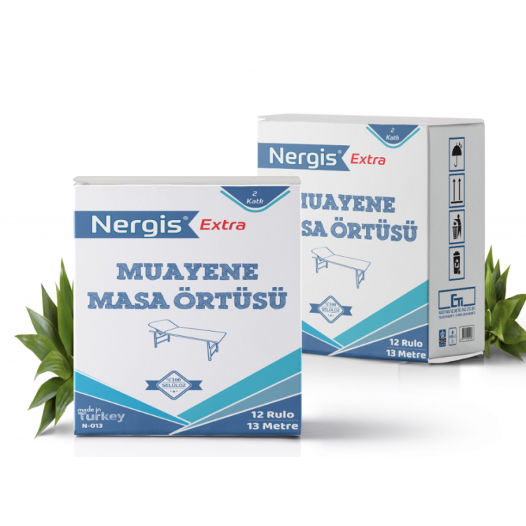 Eti Kağıt Nergis Muayene Masa Örtüsü