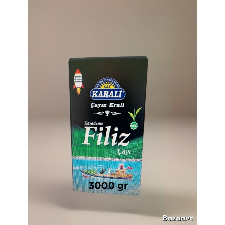 Karali Karadeniz Filiz Çay 3 Kilo