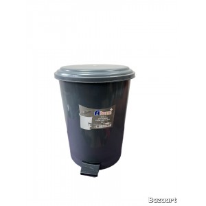 Pedallı Çöp Kovası Antresit Gri 50 Lt