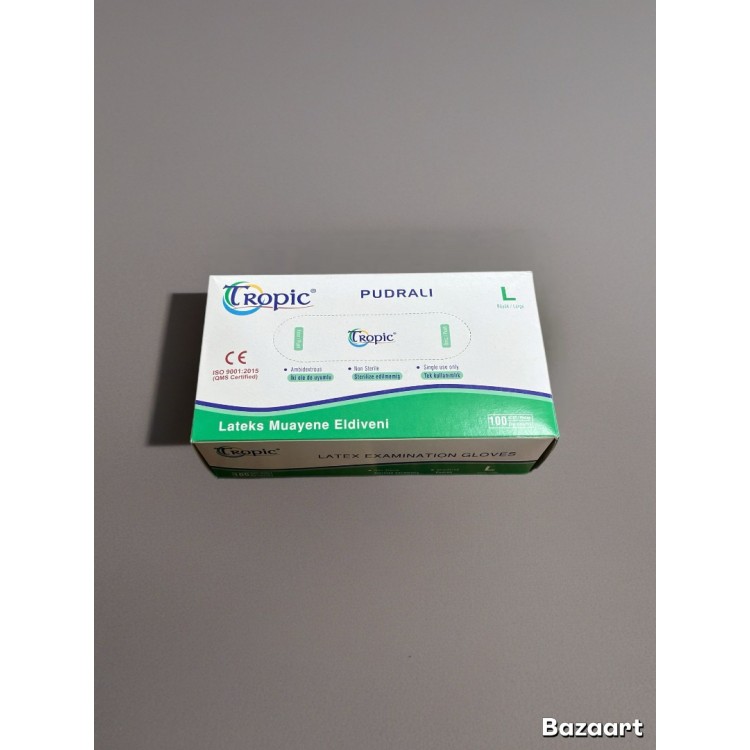 Tropic Lateks Muayene Eldiveni L,M,S