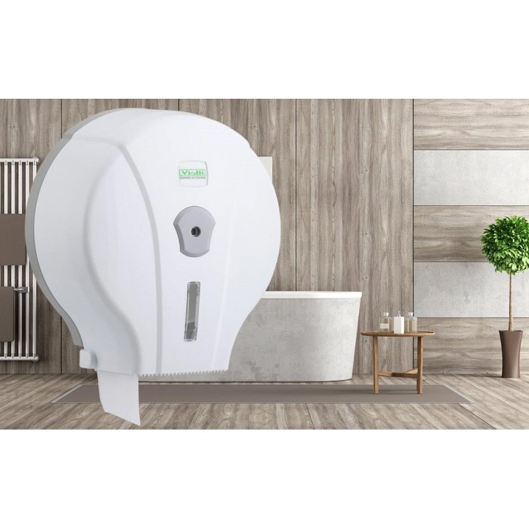 Vialli MJ1 Mini Jumbo Tuvalet Kağıdı Makinası (Beyaz)