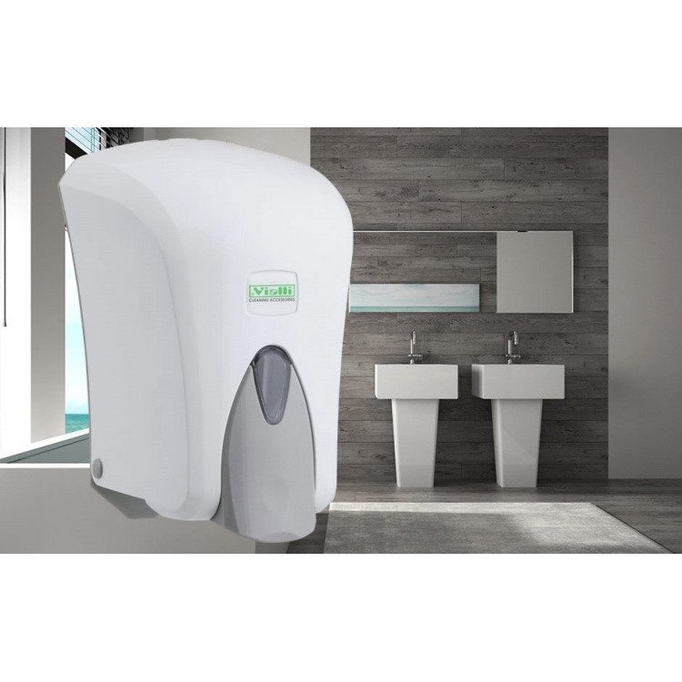 Vialli S6 Sıvı Sabun Makinası 1000 ml (Beyaz)